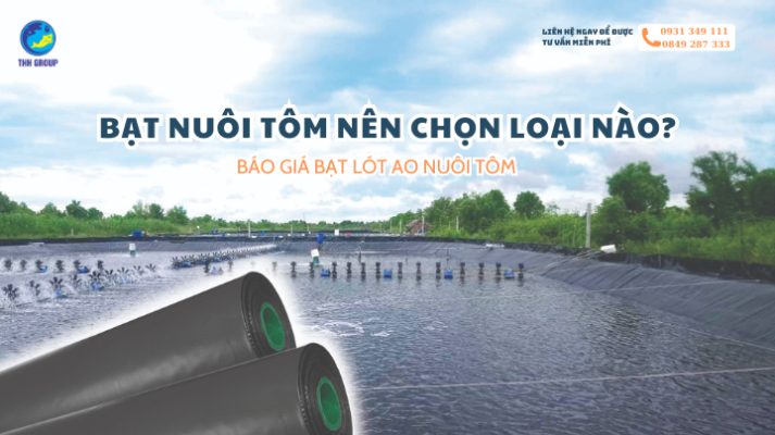 Bạt Nuôi Tôm Nên Chọn Loại Nào? Báo Giá Bạt Lót Ao Nuôi Tôm
