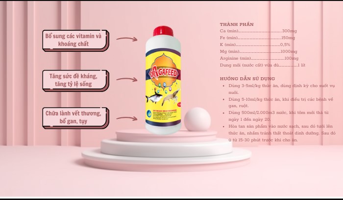 Agafeed giúp kích thích bắt mồi và tăng trưởng