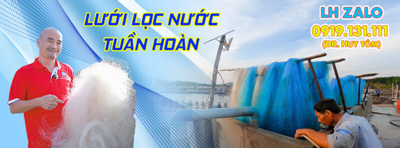 Lưới lọc ao nuôi tôm mang lại nhiều lợi ích