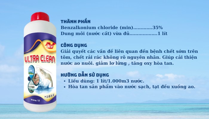 Ultra Clean - Tăng oxy hòa tan, giảm chất lơ lửng