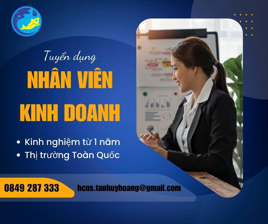 TUYỂN DỤNG NHÂN VIÊN KINH DOANH – THUỐC THỦY SẢN