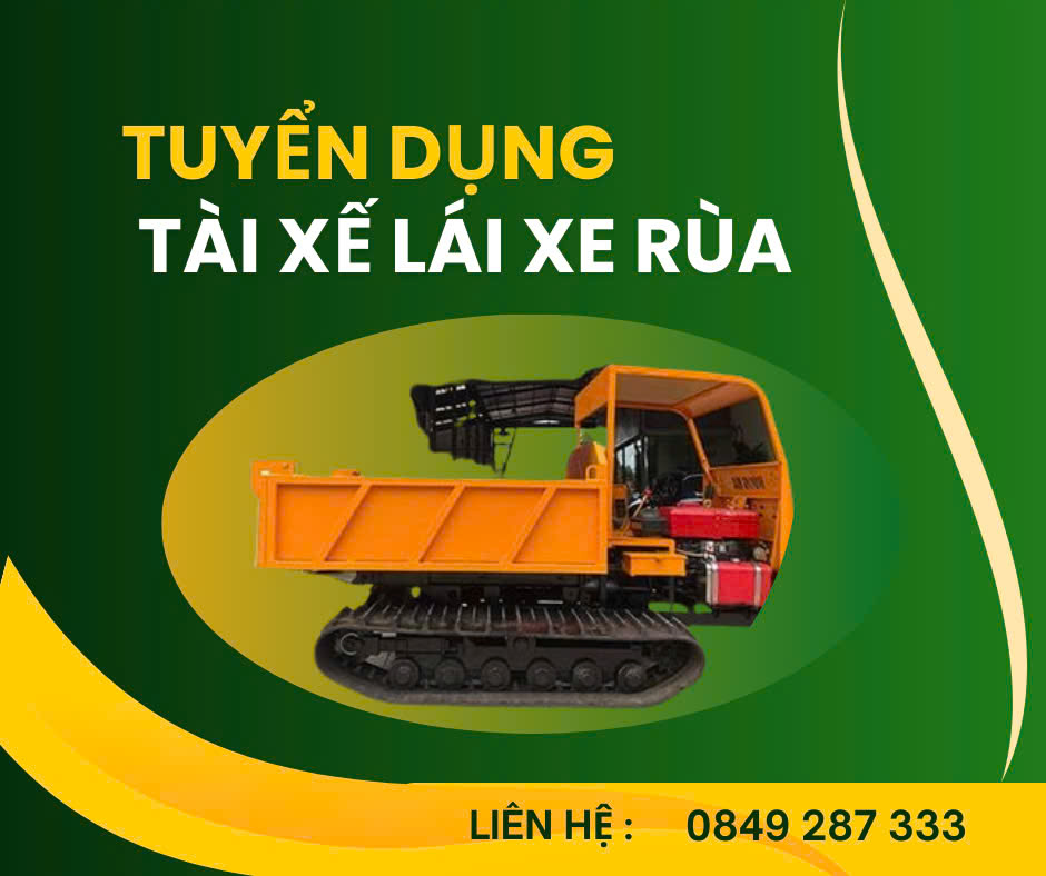 TUYỂN DỤNG CÔNG NHÂN LÁI XE RÙA – LÀM VIỆC TẠI HÀ TIÊN, KIÊN GIANG