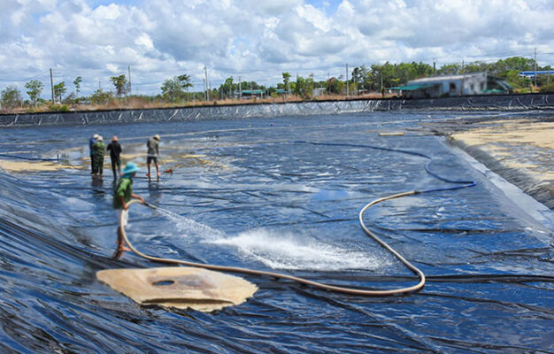 Xi Phông đáy ao tôm